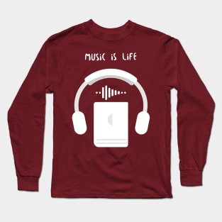 Music is Life Long Sleeve T-Shirt